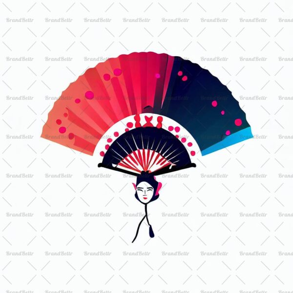 Abstrakter Geisha
